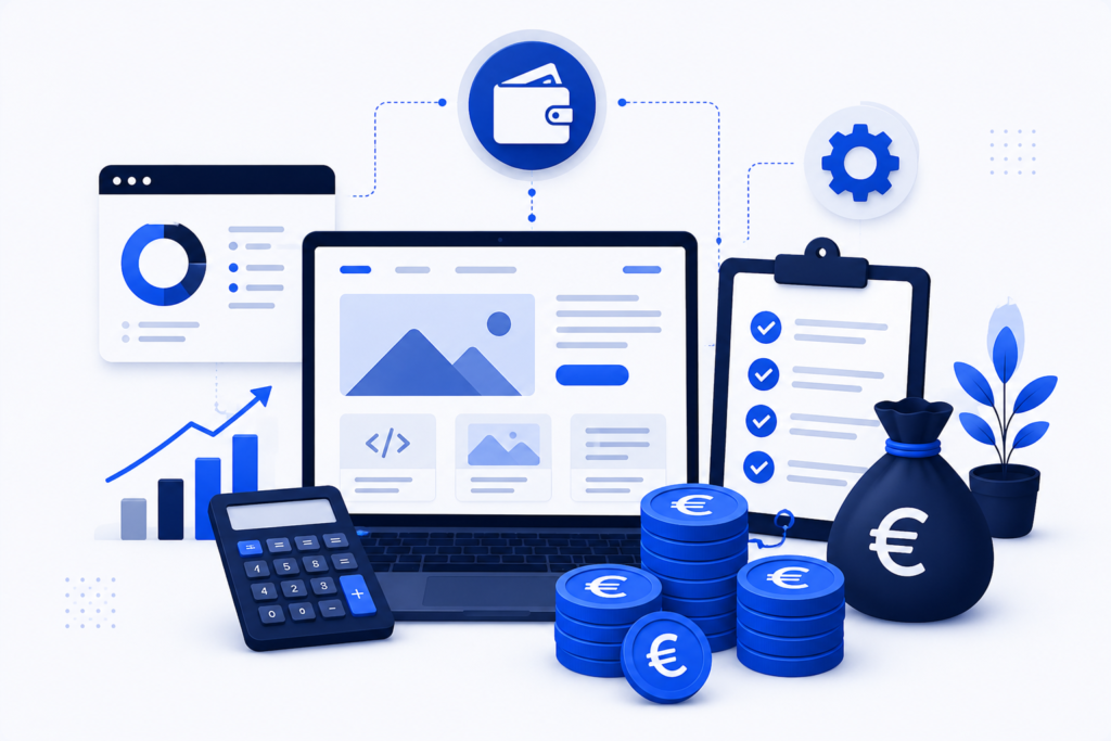 Professionelle Website Kosten in Deutschland 2026 – Webdesign, Entwicklung, Hosting und SEO im Überblick