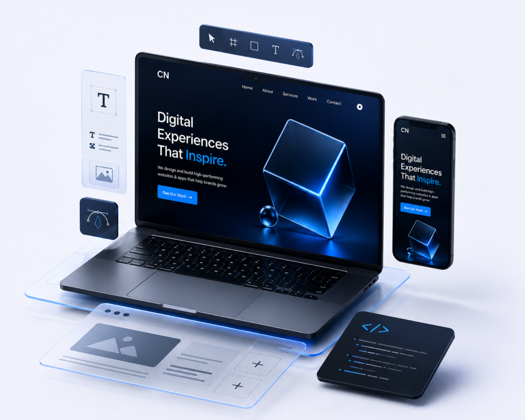Webdesign und Entwicklung – Leistungsübersicht Codenexa
