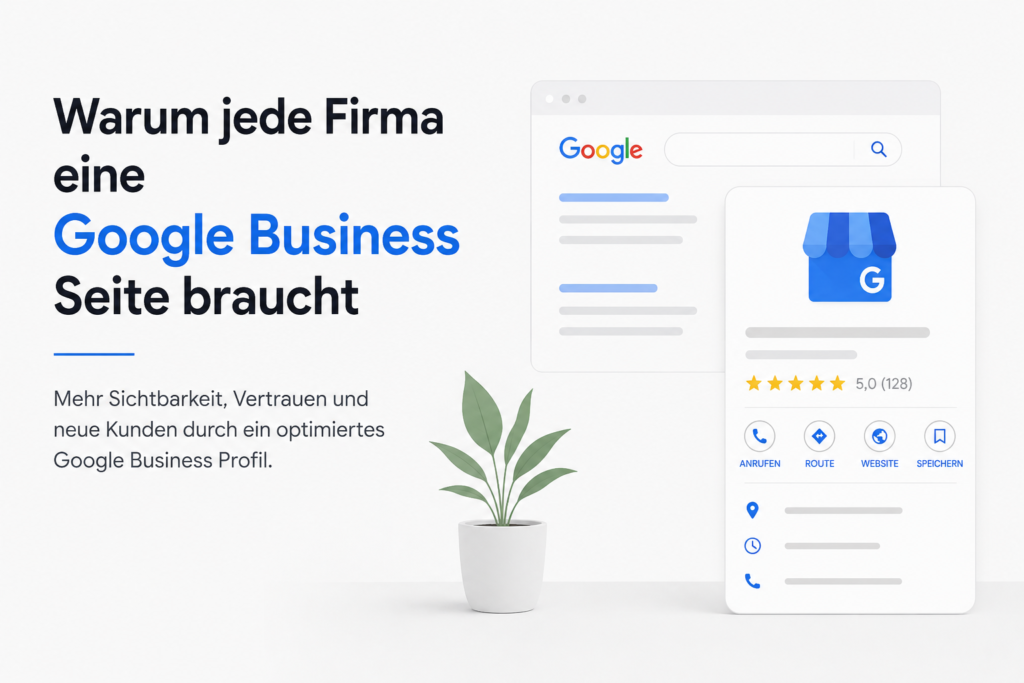 Warum jede Firma ein Google Business Profil braucht